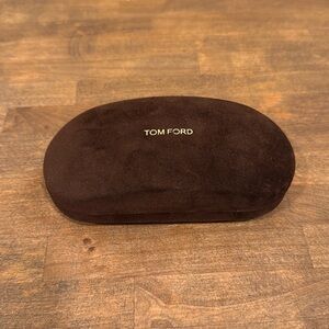 Tom Ford Brown Velvet Logo Sunglasses Glasses Case